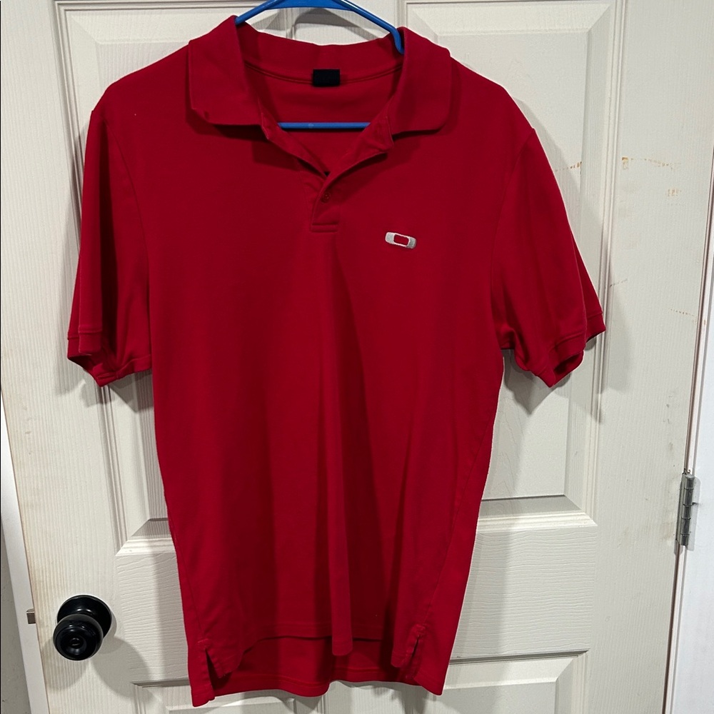 Oakley Red Polo Shirt